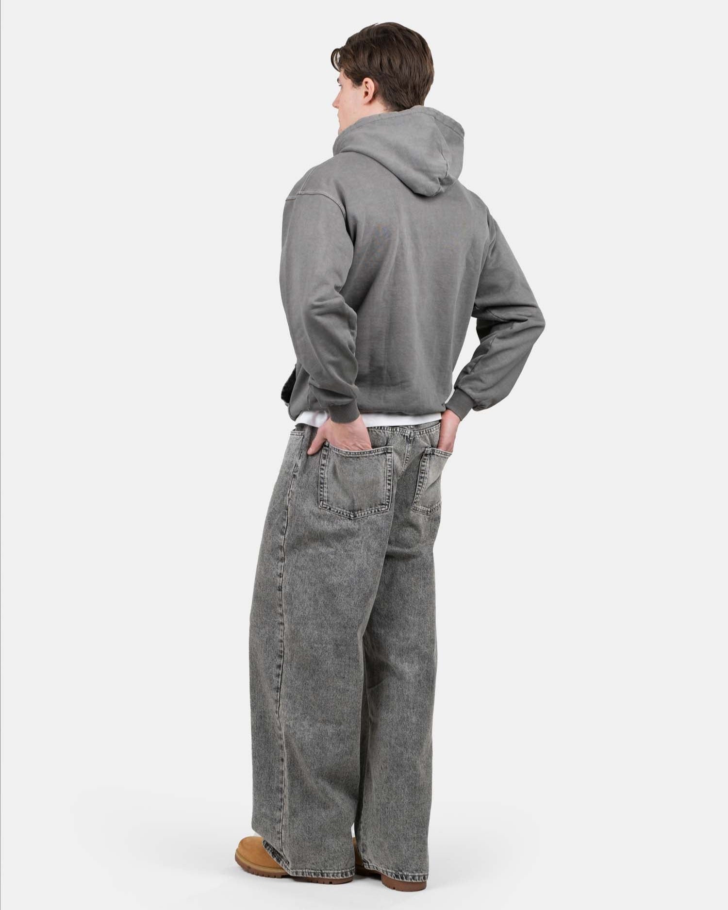 Blank Hoodie Washed Grey | Skagen - clothing.dk